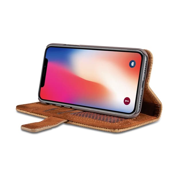 iPhone X/XS  - Smart Fodral i "Old Look" (PU-Läder)