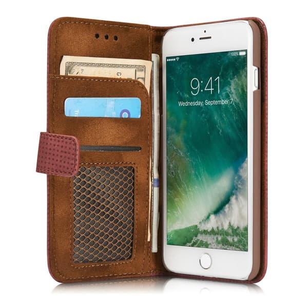 Genomtänkt Elegant Fodral i Retro-Design till iPhone 8 Plus