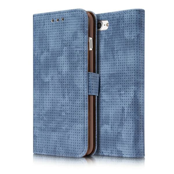 Plånboksfodral i Retrodesign från LEMAN till iPhone 8 Plus
