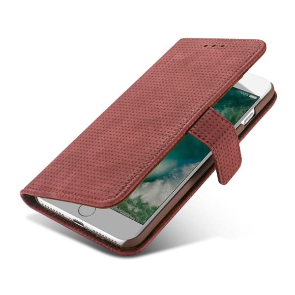 Plånboksfodral i Retrodesign från LEMAN till iPhone 8 Plus