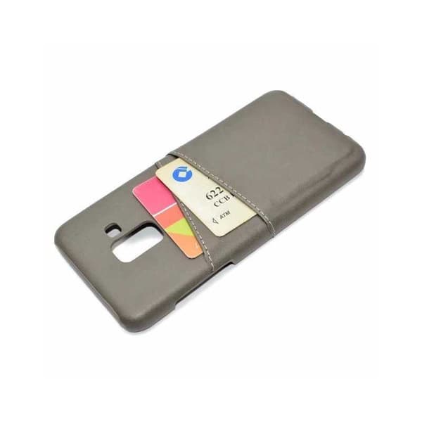 Samsung A8 2018 Skal Korthållare Retro V2