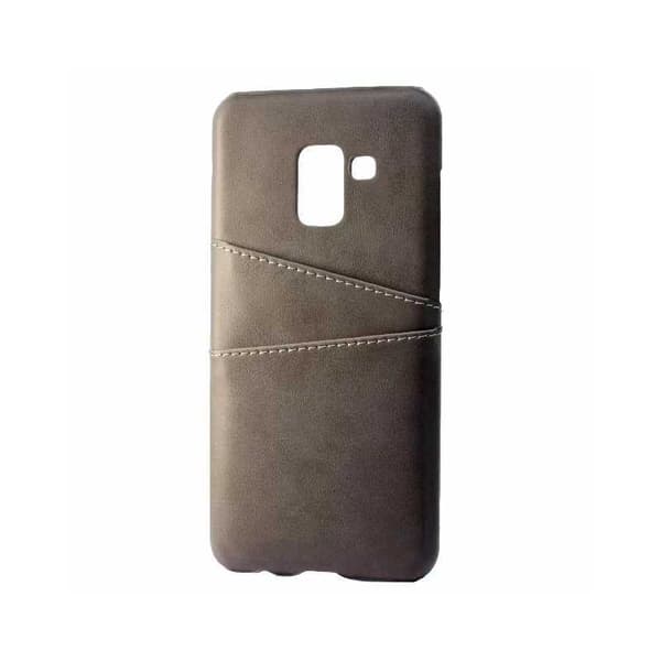 Samsung A8 2018 Skal Korthållare Retro V2
