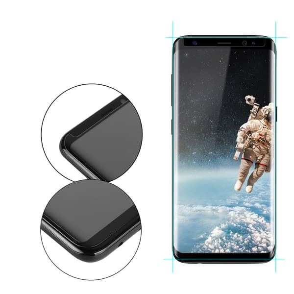 HuTech Skärmskydd CASE-Friendly & Full-Glue Samsung Galaxy S8+