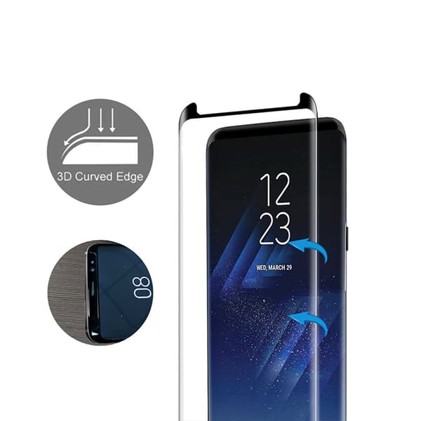 Skärmskydd (MyGuard) FullGlue (Casefriendly) Samsung Galaxy S8+