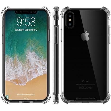 iPhone X Stødabsorberende Silikone Shell Shockr