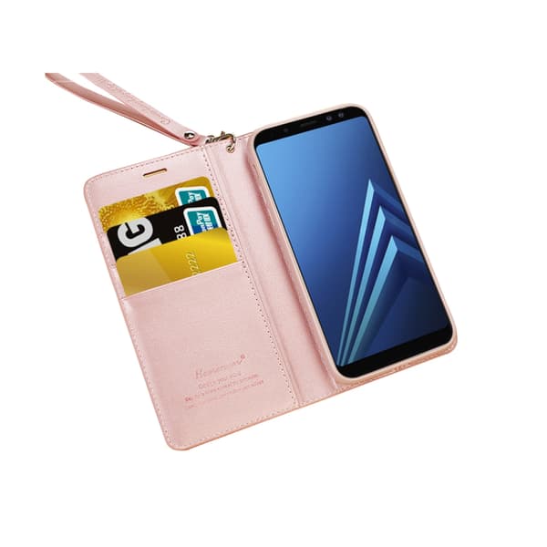 Elegant Fodral med Plånbok av Hanman - Samsung Galaxy A6 Plus