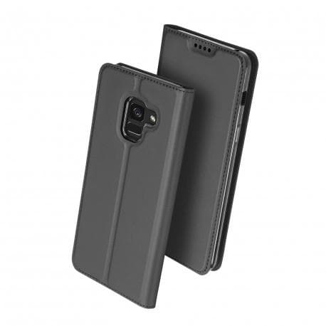 Samsung A8 2018 Flipfodral Skin Pro med Kortfack