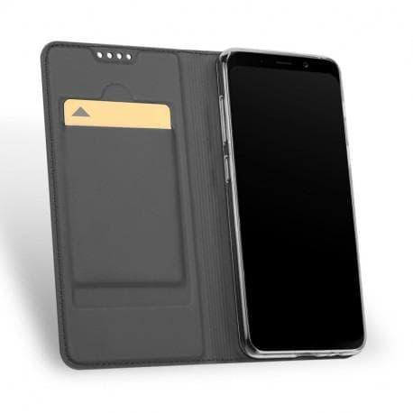 Samsung A8 2018 Flipfodral Skin Pro med Kortfack