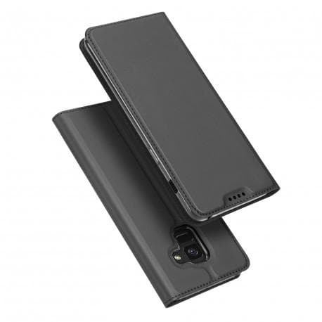 Samsung A8 2018 Flipfodral Skin Pro med Kortfack