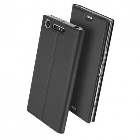 Xperia XZ1 Flip Case Skin Pro korttilokerolla