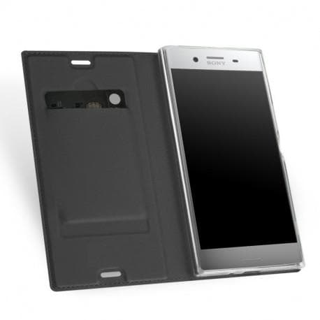 Xperia XZ1 Exclusive Flip Case Smooth-kortspor
