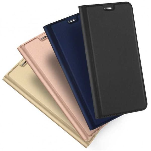 Honor 9 Flipfodral Skin Pro med Kortfack Svart