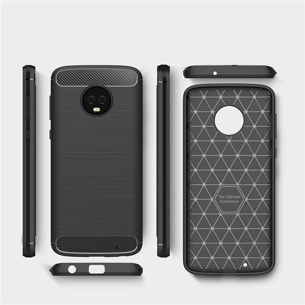 Stöttåligt Armor Carbon TPU-skal Moto G6 Plus