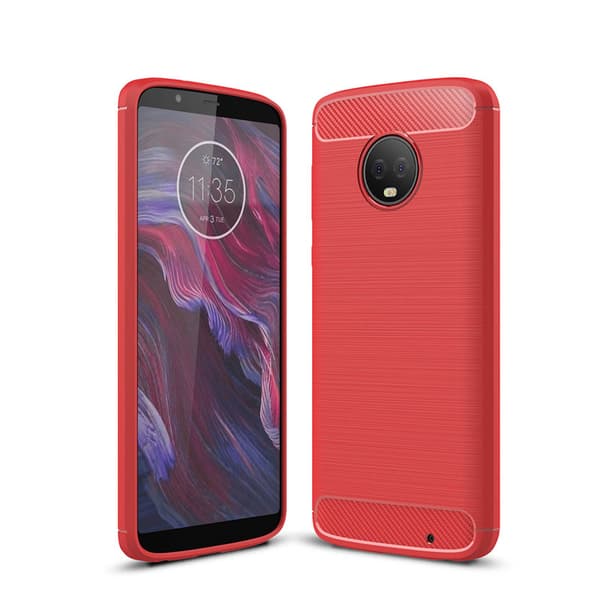 Stöttåligt Armor Carbon TPU-skal Moto G6 Plus