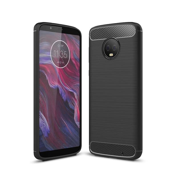Stöttåligt Armor Carbon TPU-skal Moto G6 Plus