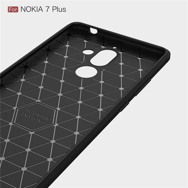 Stöttåligt Armor Carbon TPU-skal Nokia 7 Plus