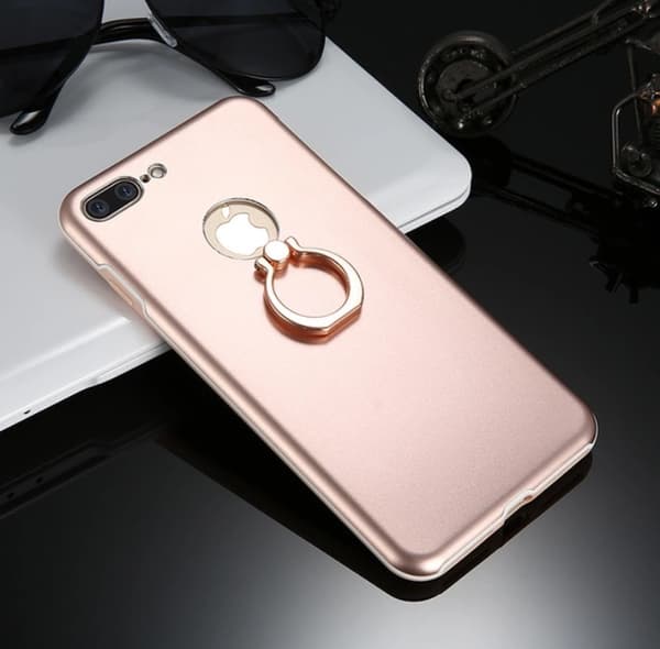 Smart Elegant iPhone 8 Plus skal med ringhållare KISSCASE