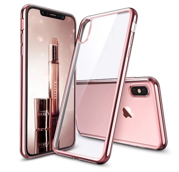 iPhone X - Exklusivt Stilsäkert Silikonskal Från HUTECH