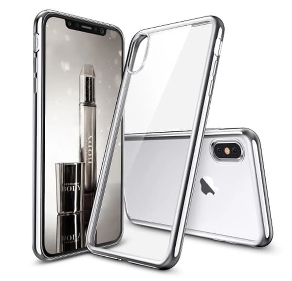 iPhone X - Exklusivt Stilsäkert Silikonskal Från HUTECH