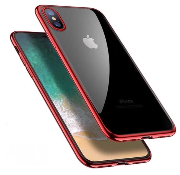 iPhone X - Exklusivt Stilsäkert Silikonskal Från HUTECH
