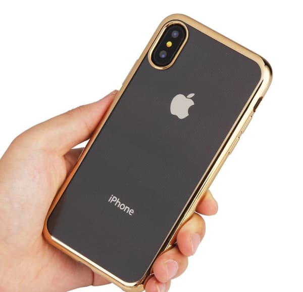 iPhone X - Exklusivt Stilsäkert Silikonskal Från HUTECH