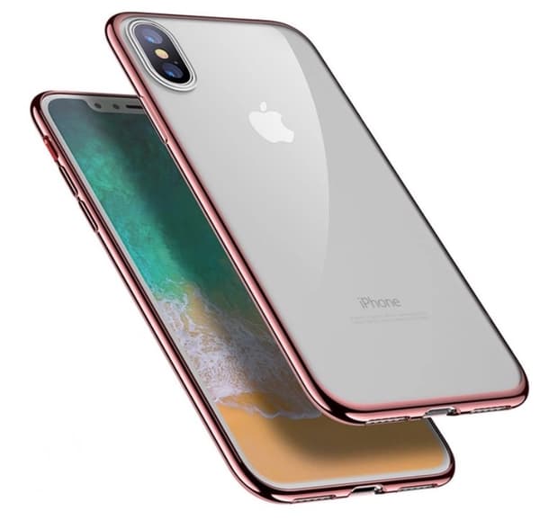 iPhone X - Exklusivt Stilsäkert Silikonskal Från HUTECH