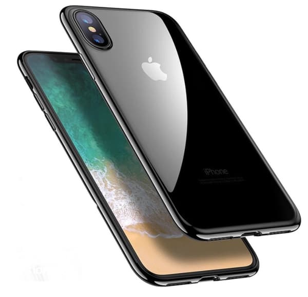 iPhone X - Exklusivt Stilsäkert Silikonskal Från HUTECH