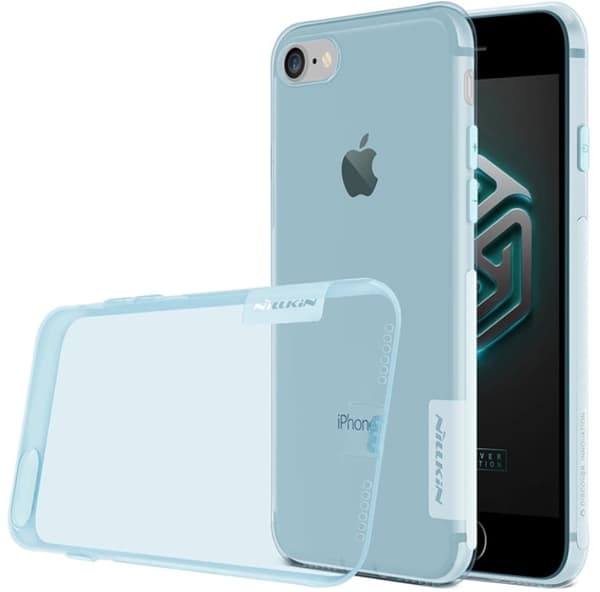 Praktiskt Stilrent Skal till iPhone 8 Plus (NILLKIN) Original Blå