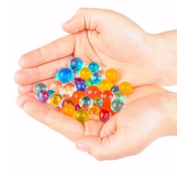 260 g jordfri voksende perler Farverigt assorteret vanddekorationsvasefyldstof, perle