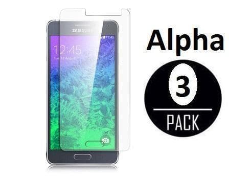 3st Skärmskydd till Galaxy Alpha + Putsduk