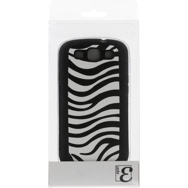 EPZI hårdplastskal för Samsung Galaxy S3, zebra mönster