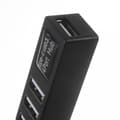 Miniatyrbild 3 av 6: 4 Ports USB 3.1 Typ C Hubb High Speed Hub SVART