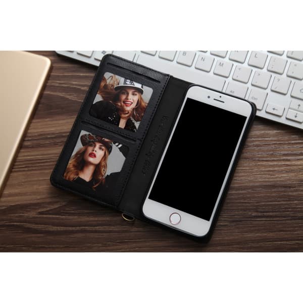 CMAI2 Litchi plånboksfodral till iPhone 7 / 8 / SE (2020)