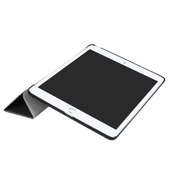 iPad 9.7" (2017 / 2018) Slim fit tri-fold fodral - Svart