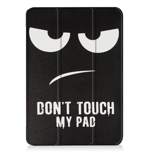 iPad 9.7" (2017) Slim fit tri-fold fodral - Do Not Touch My Pad
