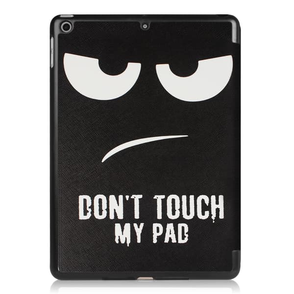 iPad 9.7" (2017) Slim fit tri-fold fodral - Do Not Touch My Pad