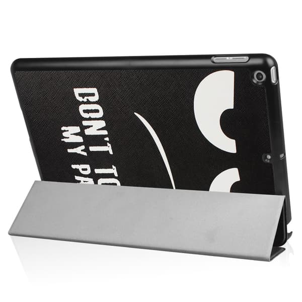 iPad 9.7" (2017) Slim fit tri-fold fodral - Do Not Touch My Pad