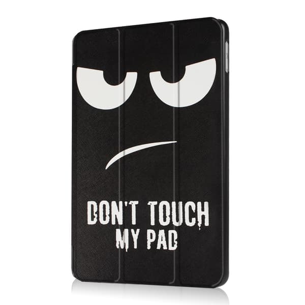 iPad 9.7" (2017) Slim fit tri-fold fodral - Do Not Touch My Pad