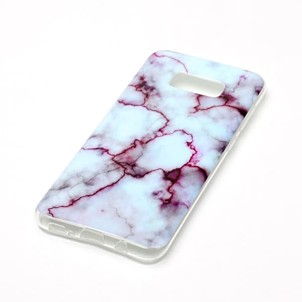 Samsung Galaxy S8 Plus TPU Marmor - Lila