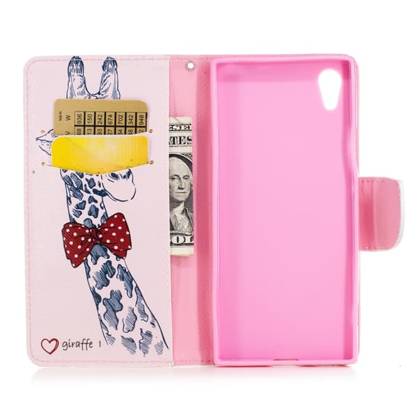 Sony Xperia XA1 Plånboksfodral - Giraffe