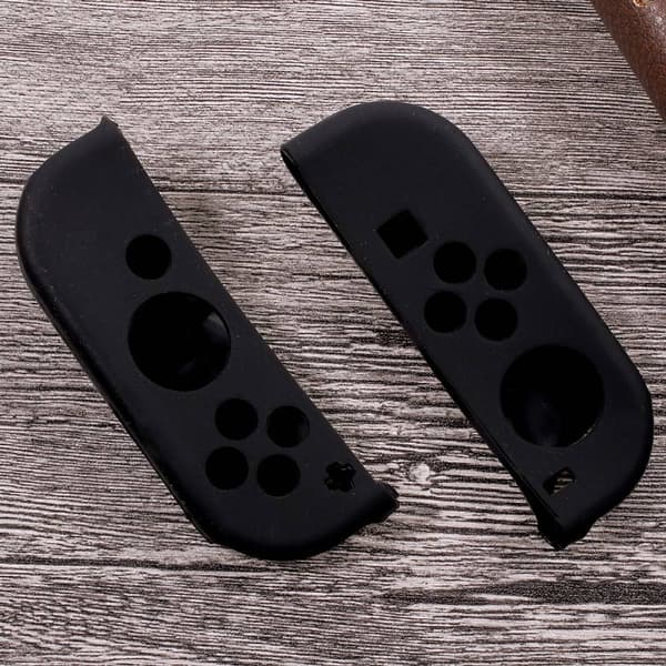 Mjukt silikonskal kompatibelt med Nintendo Switch - Svart