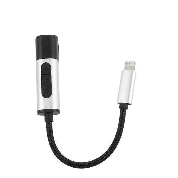 iPhone 7 3,5 mm-adapter 2 i 1 laddning & hörlurar IOS 11.0.2 - Svart