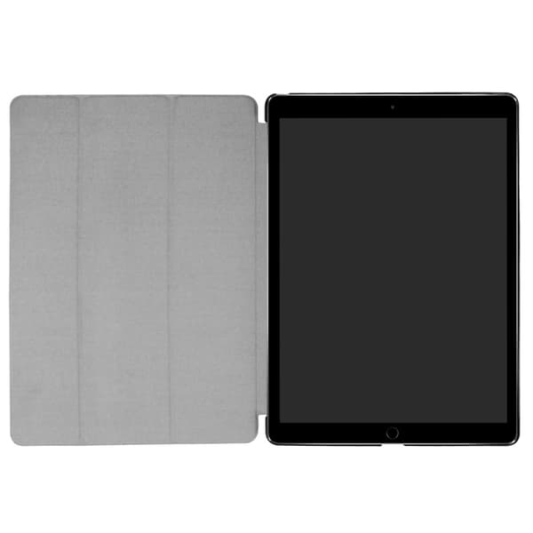 iPad Pro 12.9" (2017) Trifoldet Stand Smart Tablet-etui Cover - Sort