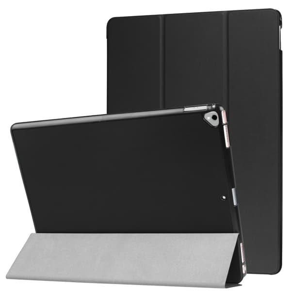 iPad Pro 12.9" (2017) Trifoldet Stand Smart Tablet-etui Cover - Sort