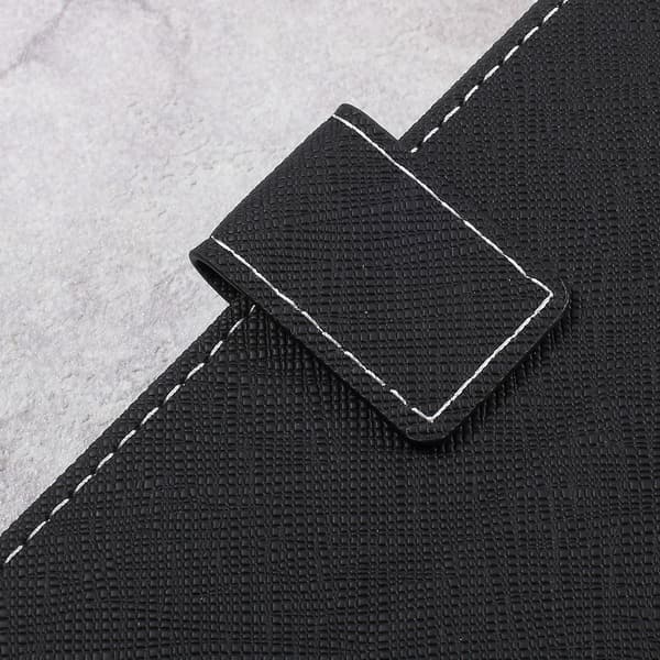 Asus Zenfone Live - Cross Texture Lommebok-deksel - Svart
