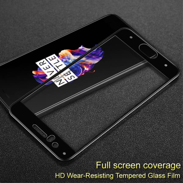 IMAK Full Size Tempered Glass Protector Film for OnePlus 5