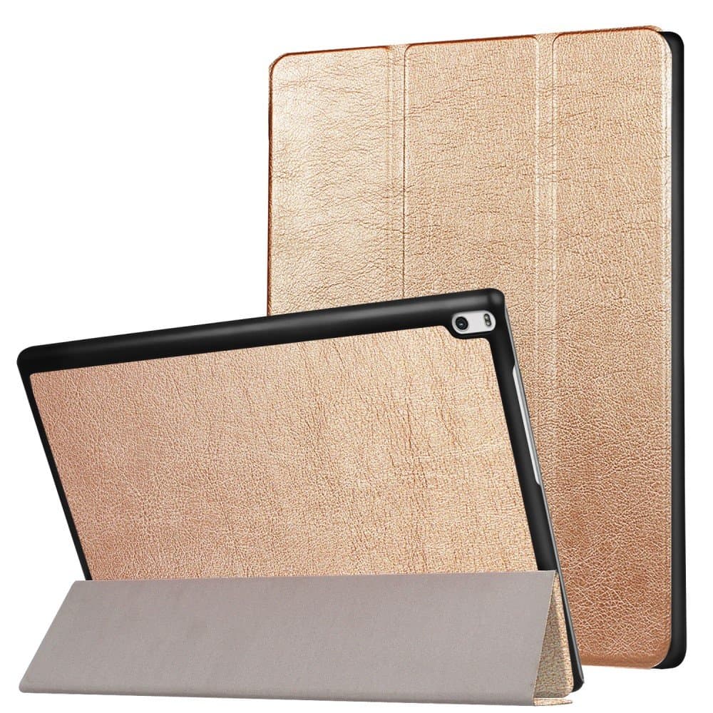 Tri-fold Fodral till Lenovo Tab 4 10" Plus - Guld