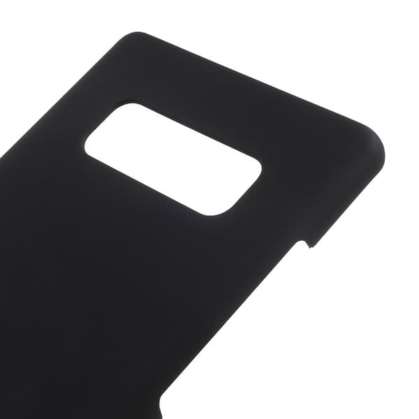 Rubberized PC Hard Cell Phone Cover for Samsung Galaxy Note 8 - Black