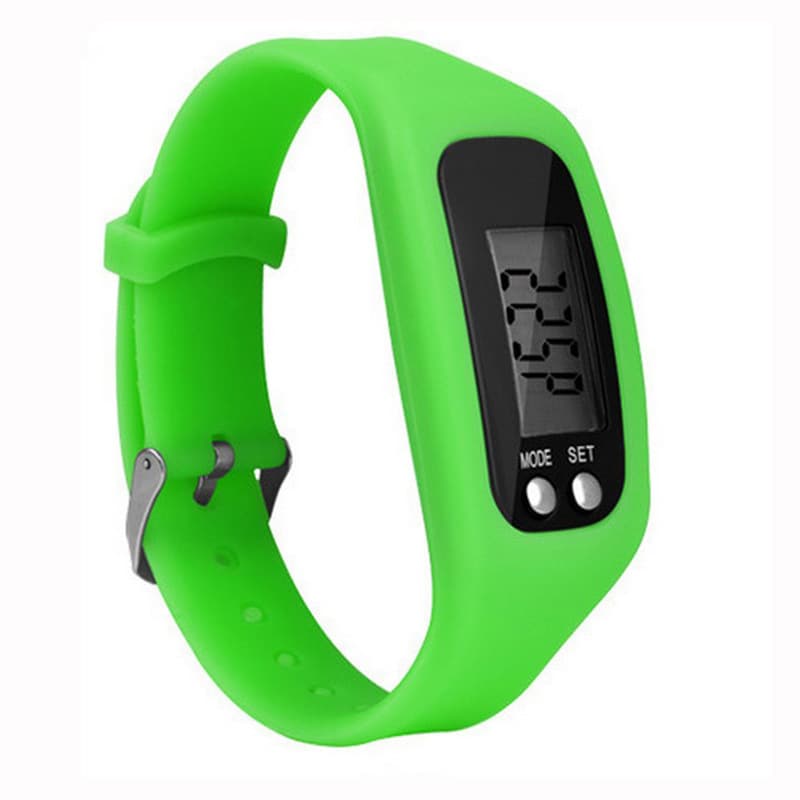 Pedometer Running Step Counter Walking Distance Calorie Counter - Green
