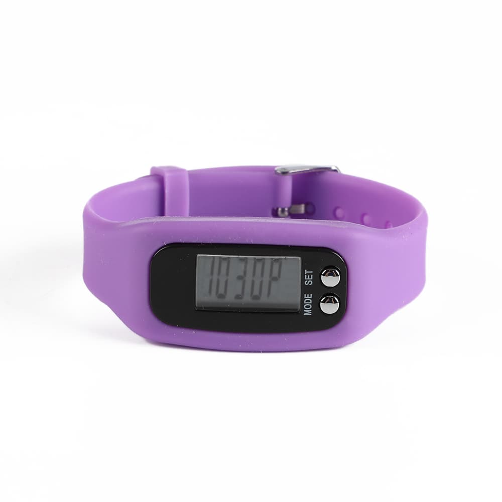 Pedometer Running Step Counter Walking Distance Calorie Counter - Purple